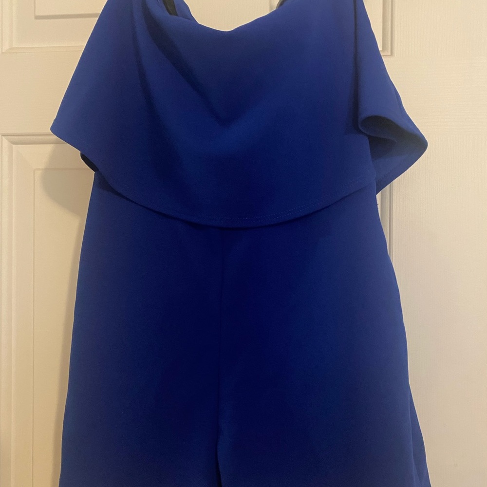Sleeveless blue romper/ never worn